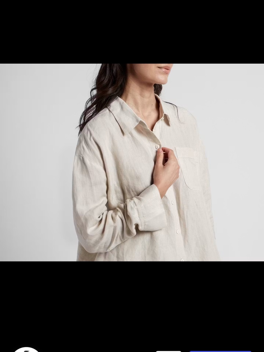 Parachute linen top